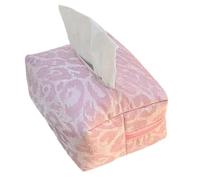 Tissue Box Holder - Leopard Print Plush Car Tissue Organizer With Zipper Pouch | Stylish Dashboard, Seat, Or Armrest Napkin Dispenser For SUV, Truck, RV, And Sedan Interior Decor