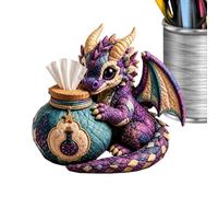 Tissue Box Holder Sewing Kit - Decorative Dragon Craft Napkin Organizer
