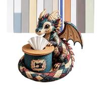 Tissue Box Holder Sewing Kit - Decorative Dragon Craft Napkin Organizer