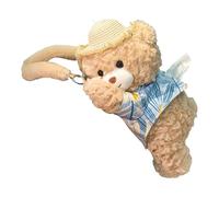 Tissue Box - Plush, 13.78x7.09in Tissue Holder Cute Bear Design | Backseat Hanging Car Napkin Organizer, Vehicle Tissues Storage For SUV, Sedan, RV, Road Trips, Family Travel, Daily Commute