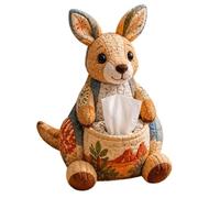 Tissue Cover Box DIY Kit - 20x12x8cm Quilting Napkin Dispenser Case | Fabric Jungle-Themed Handmade Tissue Dispenser Case | For Women Men Beginner Night Stands Bathrooms Dining Rooms
