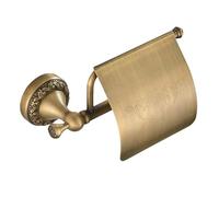 Tissue Roll Holder, Wall-Mounted Retro Bathroom Paper Holder, Decorative Countertop Organizer Rack for Kitchen, Apartment, RV, Restroom, and Home Storage, 19,5 x 7 x 11,5 cm