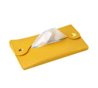 Tissues Purse Pocket - Sturdy Paper Towel PU Leather Case, Simple Stylish Car Paper Storage Bag | For Home, On-The-Go, Campers
