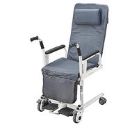 TISTIK Elevador de Pacientes hidráulico Silla de Transferencia 180° Acostado Plano/Abierto y Cerrado Asiento Suave Impermeable Rueda Universal silenciosa Carga 330 Ibs