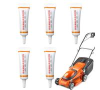 Tisujune Grasa para Desbrozadora,5 Unidades Grasa Multiusos para Engranajes | Boquilla Roscada Aceite Para Lubricar Accesorios Herramientas Jardín Prácticos Para Particulares y Recolección de Té