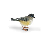 (Tit)Juguete modelo animal pájaro estático con material plástico para decoración de habitación de regalo para niños