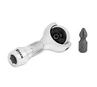 Titan 11340 1/4-Inch Drive x 2-1/4-Inch 90-Tooth Swivel Head Nano Ratchet with Hex Drive Handle