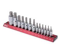 Titan 16123 fraccional Hex juego de llaves de vaso, juego de 13