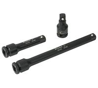 Titan 48140 Juego de barras de extensión de impacto de 3/8 pulgadas de 3 piezas