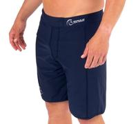 TITAN BOX WEAR Pantalón Corto Hombre Deporte Endurance Cross Core Deep Navy Talla L, Bolsillo de Seguridad, Logos Reflectivos, Elásticos y Cómodos, Forro Interior, Correr, Crossfit, Cross Training