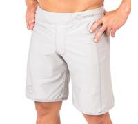 TITAN BOX WEAR Pantalón Corto Hombre Deporte Endurance Cross Core Light Grey Talla XL, Bolsillo de Seguridad, Logos Reflectivos, Elásticos y Cómodos, Forro Interior, Correr, Crossfit, Cross Training