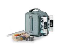 Titan by Arctic Zone Bolsa de almuerzo expandible para frigorífico, color gris