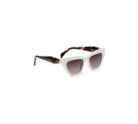 Titan Crest CatEye - Gafas de sol polarizadas para mujer, Gradiente marrón, 51