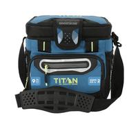 Titan de Arctic Zone Nevera sin Cremallera para 9 latas con Forro rígido, Azul Marino