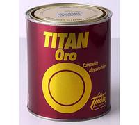 Titan Esmalte Decorativo, Brillante Oro Amarillo, 125 ml