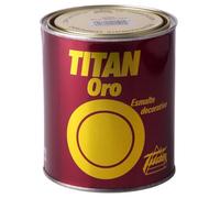 Titan Esmalte Decorativo Brillante Oro Amarillo 750 ml