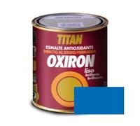 TITAN Esmalte oxiron liso azul luminoso 750ml