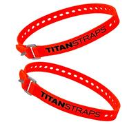Titan Industrial Straps - Juego de Correas de Seguridad para asegurar divisiones, Bicicletas de Carga, mangueras de jardín, proyectos de Trabajo de Madera, Carga de Trabajo de 70 Libras, Longitud de