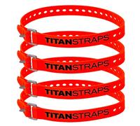 Titan Industrial Straps - Juego de Correas de Seguridad para asegurar divisiones, Bicicletas de Carga, mangueras de jardín, proyectos de Trabajo de Madera, Carga de Trabajo de 70 Libras, Longitud de