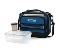Titan - Lonchera expandible horizontal resistente al frío con base de EVA, color azul vela