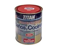 Titan M112277 - Esmalte azulejos baño-cocina rojo 750 ml