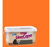 Titan M125530 - Pintura plastica monocapa mate de 2 5 l naranja