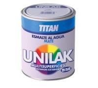 TITAN M3534 - Esmalte al agua unilak satinado rojo chino 375 ml