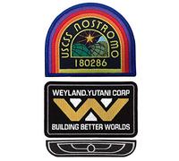 Titan One Europe - Conjunto de 3 Parches Building Better Worlds Weyland Yutani Alien Crew Uniforme Tripulación Cosplay