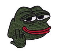 Titan One Europe - Pepe Poggers Pepe La Rana Parche Motero (Termoadhesivo)