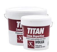TITAN - Pintura Tenis Volea Rojo Titan 4 L