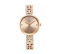 Titan Raga Showstopper - Reloj para mujer, oro rosa, minimalista, oro rosa, minimalista