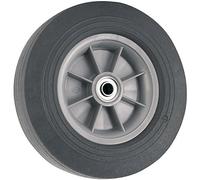 Titan Rueda de goma sólida a prueba de planos de 10 pulgadas, capacidad de 300 libras, color negro