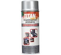 Titan S62000240 Spray Imprimación Galvanizado, Plata, 400 ml