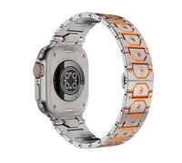 Titan Sea inoxidable Bandas de reloj de acero de metal para la banda Ultra 2 49 mm 46 mm 45 mm 44 mm Serie de correa 10 9 8 7 6 5 4 3 2 1 SE Con conector de metal