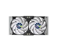 TITAN - Ventilador de enfriamiento de ventilación de Montaje en Bastidor Doble a Prueba de Agua de 12 V CC IP55 y con Temporizador y Controlador de Velocidad (140mm(V2+))