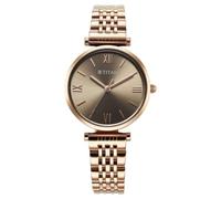 Titan Workmode 95313WM01 - Reloj analógico de cuarzo con esfera gris y correa de metal para mujer