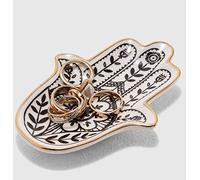 Titanape Hamsa,Soporte para anillos de mano para joyas, bandeja para platos, pequeño soporte decorativo de cristal, regalos para mujeres, niñas, ella, San Valentín, regalo para el día de la madre