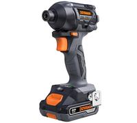 TITANCE X7 Atornillador de Impacto Inalámbrico 20V, Kit Compacto sin Escobillas con Encaje Hexagonal 1/4", 200Nm de Par, Batería y Cargador-para Madera, Metal y Reparaciones de Automóviles