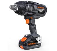 TITANCE X9 Llave de Impacto Inalámbrica, 2200Nm Alto Par 3/4'' Llave de Impacto, 20V Sin Escobillas, 5 Velocidades, Batería 4.0Ah, Cargador, Destornillador Eléctrico para Trabajos Pesados
