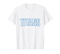 Titanes Camiseta gráfica económica, Hombre, Blanco, XL