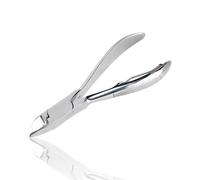 TITANIA abrazadera de uñas con cuchillas rectas de acero de alto carbono, corte fácil gracias al mecanismo de resorte automático, abrazadera de corte de uñas para hombres y mujeres