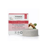 TITANIA COSMOS - Bloque exfoliante para pies 3 en 1 con manteca de karité, glicerina y piedra pómez, COSMOS Natural, vegano, fabricado en Alemania, 2 unidades