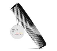 TITANIA Peineta profesional con dientes gruesos y finos, desenredar suavemente y un estilo preciso, ergonómico, resistente, duradero, para todo tipo de cabello, fabricado en Alemania