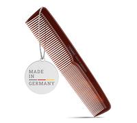 TITANIA Peineta profesional con dientes gruesos y finos, desenredar suavemente y un estilo preciso, ergonómico, resistente, duradero, para todo tipo de cabello, fabricado en Alemania