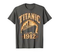 Titanic 1912 Barco Vintage Ocean Liner Camiseta