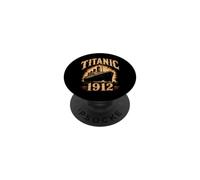 Titanic 1912 Barco Vintage Ocean Liner PopSockets PopGrip Adhesivo