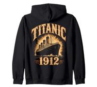 Titanic 1912 Barco Vintage Ocean Liner Sudadera con Capucha