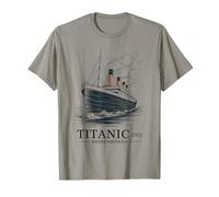 Titanic 1912 Recordado diseño de Historia marítima Camiseta