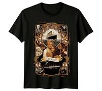 Titanic (1997) Movie Poster Inspired T-Shirt Retro 90s tee Unisex Black S