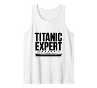 Titanic Expert Amante de la Historia del Barco Camiseta sin Mangas